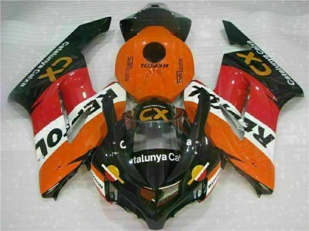 Best 2004-2005 Orange Repsol CX Honda CBR1000RR Replacement Motorcycle Fairings Canada