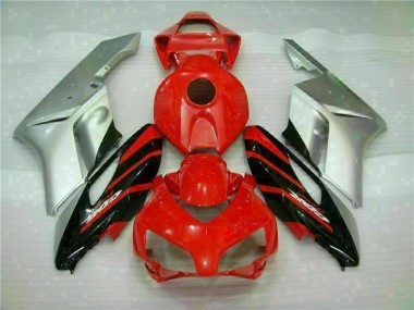 Best 2004-2005 Red Silver Honda CBR1000RR Moto Fairings Canada