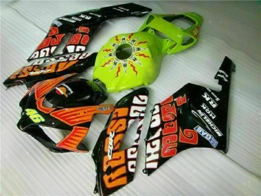 Best 2004-2005 Orange Green Honda CBR1000RR Motor Fairings Canada