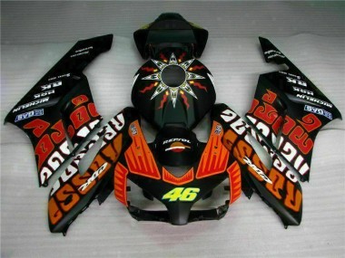 Best 2004-2005 Black Orange Honda CBR1000RR Motorcycle Fairing Kits Canada