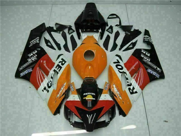 Best 2004-2005 Orange Black Repsol Honda CBR1000RR Motorbike Fairing Canada