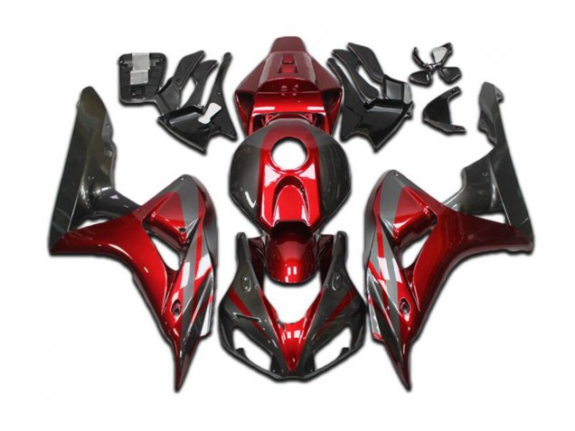 Best 2004-2005 Candy Red Grey Black Honda CBR1000RR Bike Fairings Canada