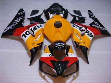 Best 2004-2005 Orange Black Repsol Honda CBR1000RR Motorcycle Fairings Kits Canada