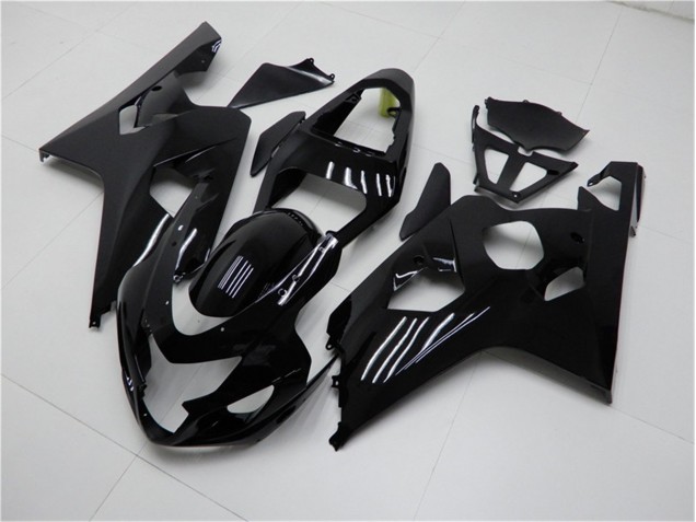 Best 2004-2005 Glossy Black Suzuki GSXR 600/750 Bike Fairing Kit Canada