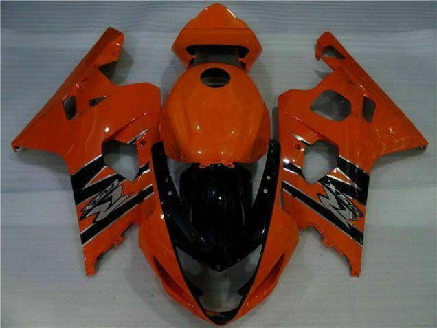 Best 2004-2005 Orange Black Suzuki GSXR 600/750 Motorcycle Fairings Kits Canada