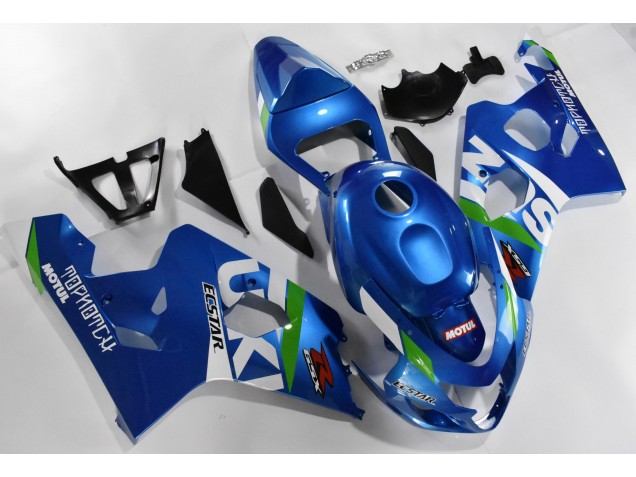 Best 2004-2005 Blue White Suzuki GSXR 600/750 Motorcylce Fairings Canada