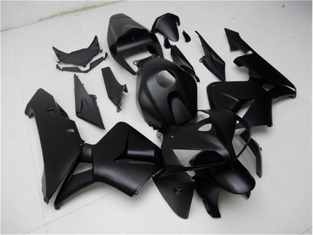 Best 2005-2006 Matte Black Honda CBR600RR Motorcycle Fairing Kits & Bodywork Canada