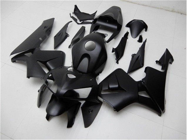 Best 2005-2006 Matte Black Honda CBR600RR Motorcycle Fairing Kits & Bodywork Canada