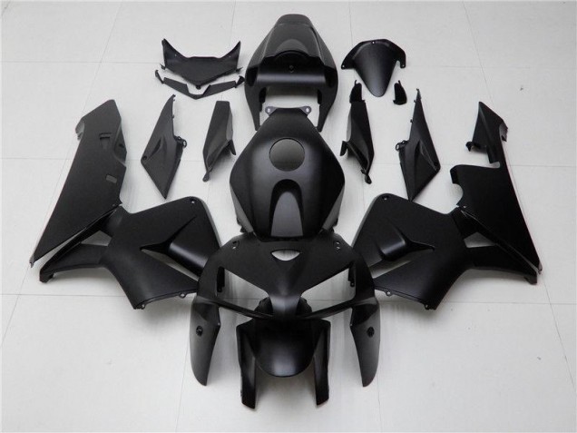 Best 2005-2006 Matte Black Honda CBR600RR Motorcycle Fairing Kits & Bodywork Canada