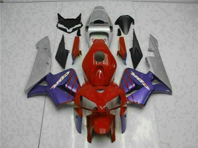 Best 2005-2006 Red Purple Honda CBR600RR Motorbike Fairing Kits Canada