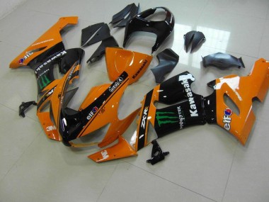 Best 2005-2006 Orange Monster Kawasaki ZX6R Bike Fairing Canada