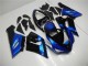 Best 2005-2006 Blue Black Kawasaki ZX6R Motorcycle Fairing Kits Canada