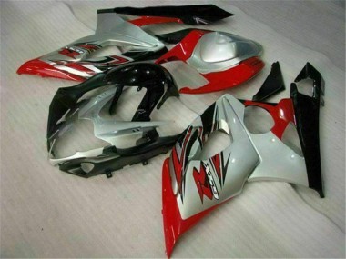 Best 2005-2006 Red White Suzuki GSXR 1000 Motorcyle Fairings Canada