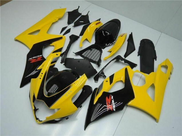 Best 2005-2006 Yellow Suzuki GSXR 1000 Replacement Fairings Canada