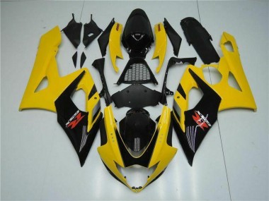 Best 2005-2006 Yellow Suzuki GSXR 1000 Replacement Fairings Canada