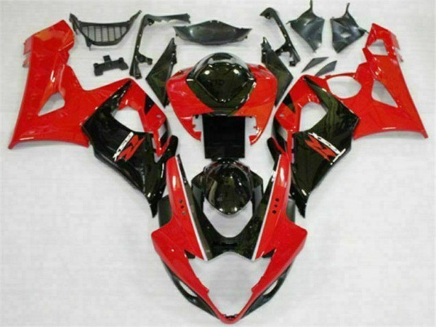 Best 2005-2006 Red Black Suzuki GSXR 1000 Motorcycle Fairings Canada