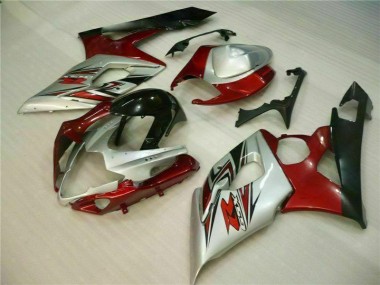 Best 2005-2006 Red White Suzuki GSXR 1000 Bike Fairings Canada