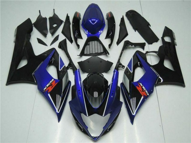 Best 2005-2006 Blue Black Suzuki GSXR 1000 Bike Fairing Canada