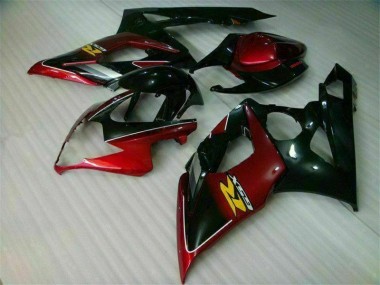 Best 2005-2006 Red Black Suzuki GSXR 1000 Bike Fairing Kit Canada