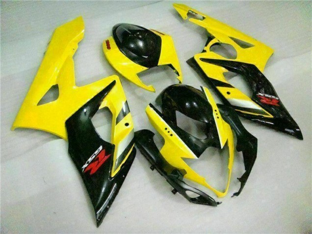 Best 2005-2006 Yellow Black Suzuki GSXR 1000 Motorcycle Fairings Kits Canada