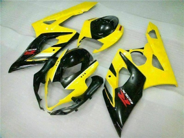 Best 2005-2006 Yellow Black Suzuki GSXR 1000 Motorcycle Fairings Kits Canada