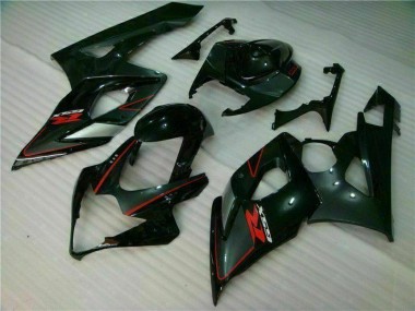 Best 2005-2006 Black Suzuki GSXR 1000 Replacement Fairings Canada