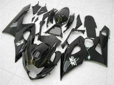 Best 2005-2006 Glossy Black Suzuki GSXR 1000 Motor Fairings Canada