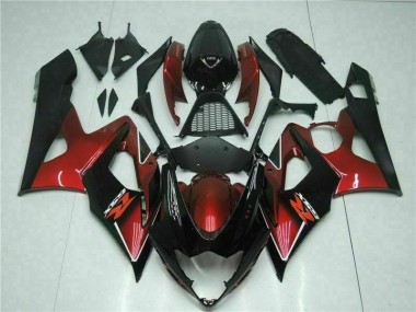 Best 2005-2006 Red Black Suzuki GSXR 1000 Motorcycle Fairings & Bodywork Canada