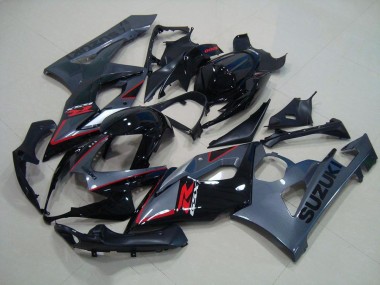 Best 2005-2006 Black Red Decals Suzuki GSXR 1000 Moto Fairings Canada