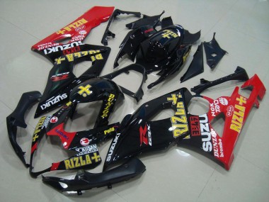 Best 2005-2006 Black Red Rizla Suzuki GSXR 1000 Motorcycle Replacement Fairings Canada