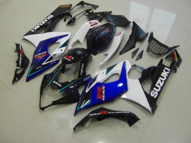 Best 2005-2006 Blue White Suzuki GSXR 1000 Motorcycle Fairings Kit Canada