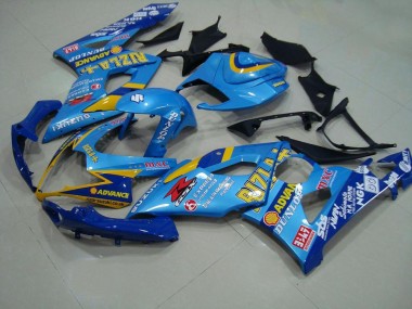 Best 2005-2006 Light Blue Rizzla Suzuki GSXR 1000 Motor Bike Fairings Canada