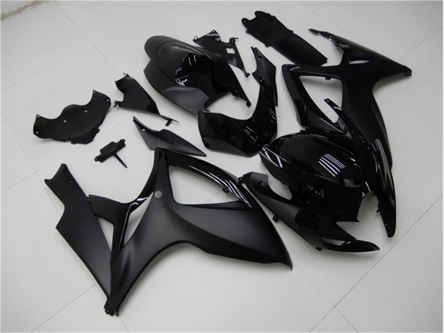 Best 2006-2007 Matte Black Suzuki GSXR 600/750 Bike Fairings Canada