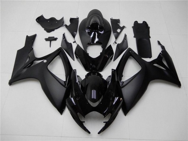 Best 2006-2007 Matte Black Suzuki GSXR 600/750 Bike Fairings Canada