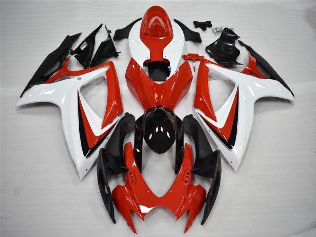 Best 2006-2007 Red Black Suzuki GSXR 600/750 Motorcycle Fairings Kits Canada