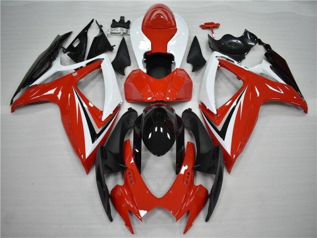 Best 2006-2007 Red Black Suzuki GSXR 600/750 Motorcycle Fairing Kits Canada