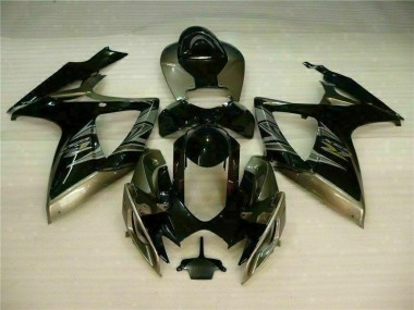 Best 2006-2007 Black Grey Suzuki GSXR 600/750 Motorcycle Fairing Kits Canada