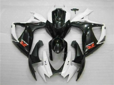 Best 2006-2007 White Black Suzuki GSXR 600/750 Motorbike Fairing Kits Canada