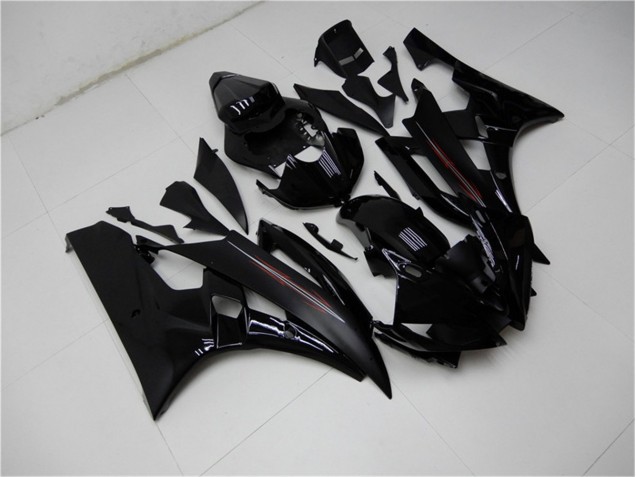 Best 2006-2007 Glossy Matte Black Yamaha YZF R6 Motor Bike Fairings Canada