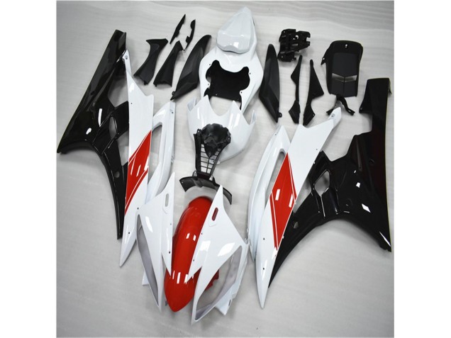 Best 2006-2007 Red White Black Yamaha YZF R6 Moto Fairings Canada