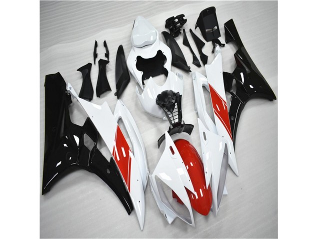 Best 2006-2007 Red White Black Yamaha YZF R6 Moto Fairings Canada