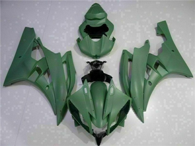 Best 2006-2007 Green Yamaha YZF R6 Motorcycle Fairings Kit Canada