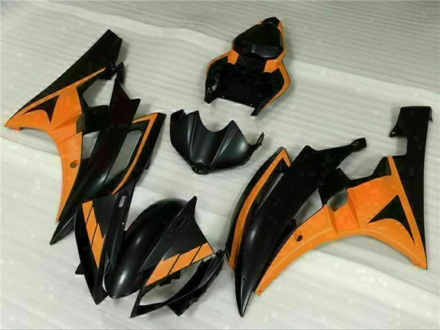 Best 2006-2007 Black Orange Yamaha YZF R6 Motorcycle Fairing Canada