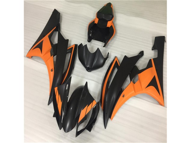 Best 2006-2007 Orange Black Yamaha YZF R6 Bike Fairings Canada