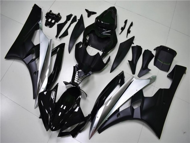 Best 2006-2007 Silver Black Yamaha YZF R6 Bike Fairing Canada