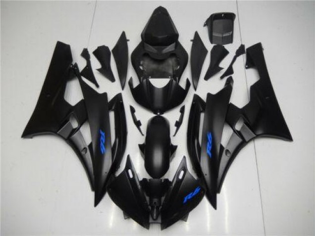 Best 2006-2007 Black Blue Yamaha YZF R6 Bike Fairing Kit Canada