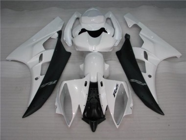 Best 2006-2007 White Black Yamaha YZF R6 Motorcycle Bodywork Canada