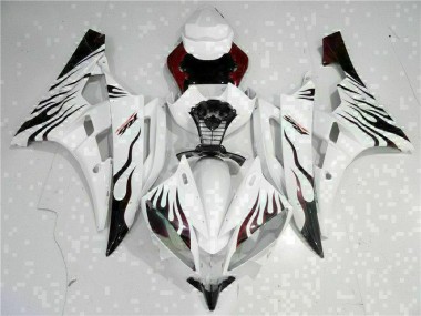 Best 2006-2007 White Yamaha YZF R6 Motorcyle Fairings Canada