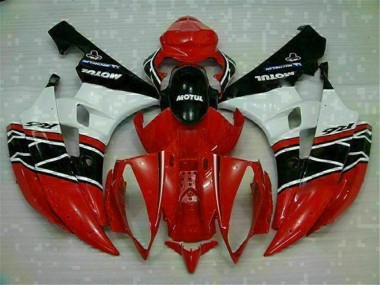 Best 2006-2007 Red White Yamaha YZF R6 Motorcycle Fairings Canada