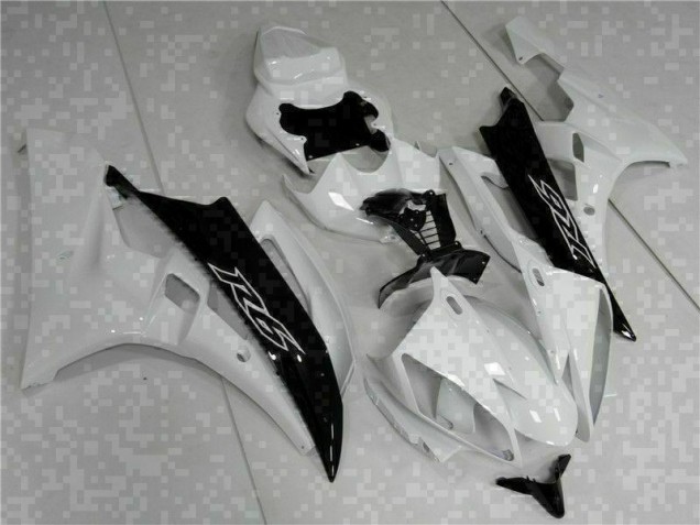 Best 2006-2007 White Black Yamaha YZF R6 Bike Fairings Canada